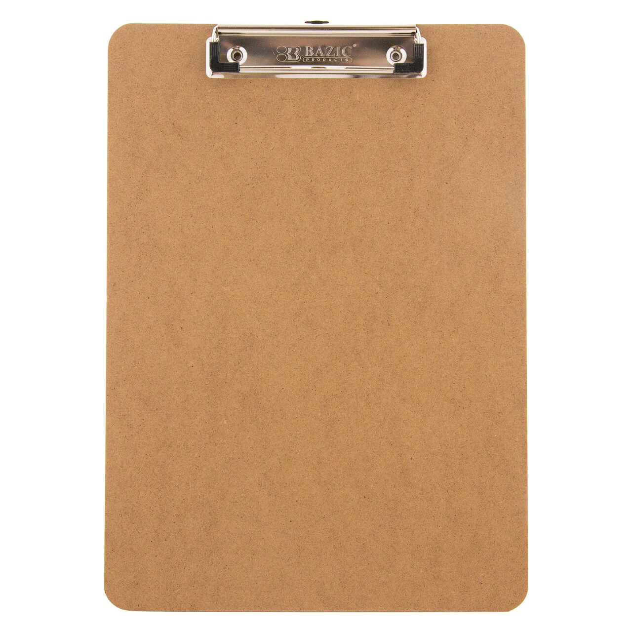 BAZIC Hardboard Clipboard Standard Size w/ Low Profile Clip